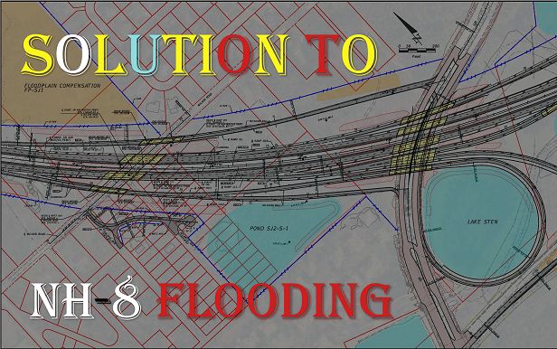 More recharge pits, ponds around NH-8 are needed.As long as we keep pumping the water through electr