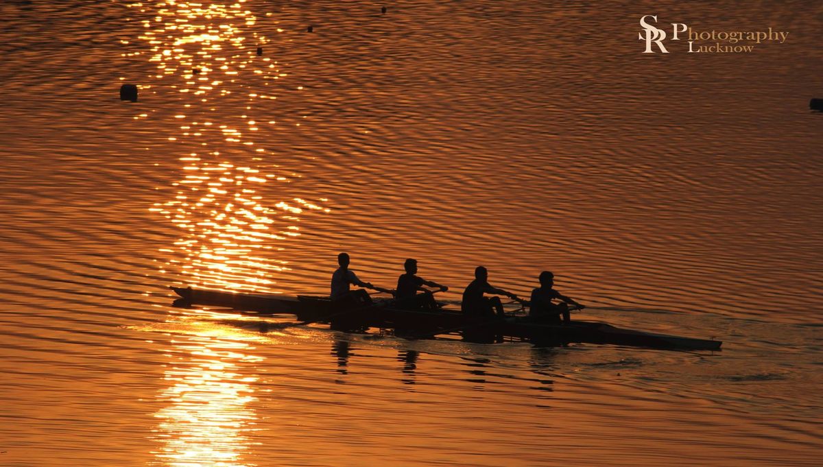 Gomti rejuvinated with 100 Cusecs water, sports junior Roving championship with a sufficient flow100