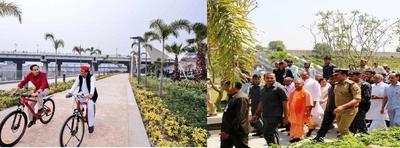 New UP CM Yogi Adityanath seen upset with the Gomti Riverfront Development project