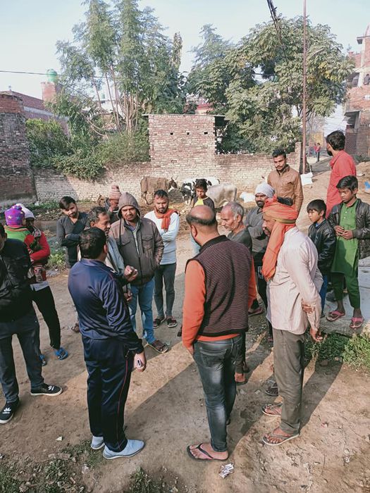 सादतगंज वार्ड के शेखपुर में विकास कार्य के निरीक्षण कर पार्षद ने सुनी जनता की समस्याएं-लखनऊ के सआदतग