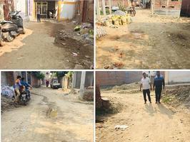 वाराणसी के नई बस्ती वार्ड, रामेष्ठ नगर कॉलोनी में पार्षद ने विकास योजनाओं हेतु किया निरीक्षण