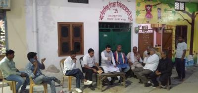 कल्याणपुर क्षेत्र के मथुरा नगर गंगागंज में संगठन सृजन अभियान को लेकर हुई बैठक