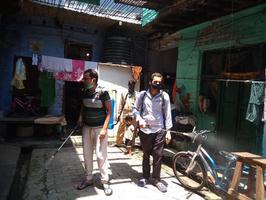 कानपुर के दानाखोरी वार्ड के सड़कों और गलियों में जारी सघन सैनिटाईजेशन अभियान