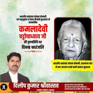 दिलीप श्रीवास्तव-महादेवी वर्मा जी की जयंती  पर शत शत नमन