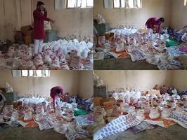 कानपुर शास्त्री नगर में 80 राशन किट जरूरतमंद लोगों को वितरित की
