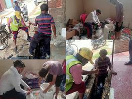 कानपुर शास्त्री नगर वार्ड में नालों की सफाई का कार्य आरम्भ