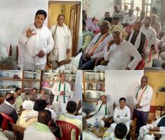 कांग्रेस कमेटी मोहम्मदाबाद गोहना में आयोजित बैठक में पंचायत चुनाव के लिए रणनीति तैयार की