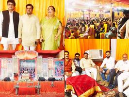 राजाजीपुरम में श्री रामकथा के आयोजन में पार्षद ताराचंद्र रावत सम्मिलित