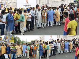 भाजपा के राजनेता कल्याण सिंह जी को अवध चौराहे पर श्रद्धांजलि दी गई