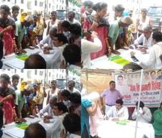 कल्याणपुर क्षेत्र में जन समस्याओ को सुनने हेतू  शिकायत शिविर  का आयोजन