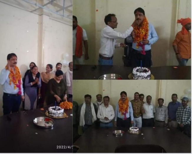 भाजपा नेता सर्वप्रिय सौरभ तिवारी जी  का धूमधाम से मनाया गया  जन्मदिन-महोबा जनपद की नगर पालिका परिषद 
