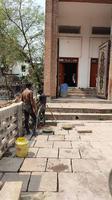 जलालीपुरा वार्ड में श्रधालुओं की सुविधा  के मद्देनजर पार्षद ने धार्मिक स्थल में  कराया सड़क निर्माण का कार्य