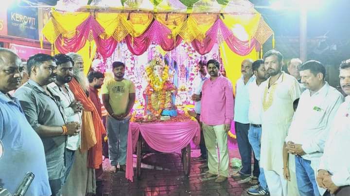 इंदिरा नगर के प्राचीन मंदिर श्री बालाजी शक्तिपीठ भूतनाथ परिसर में ''गणपति स्थापना महोत्सव'' का किया 