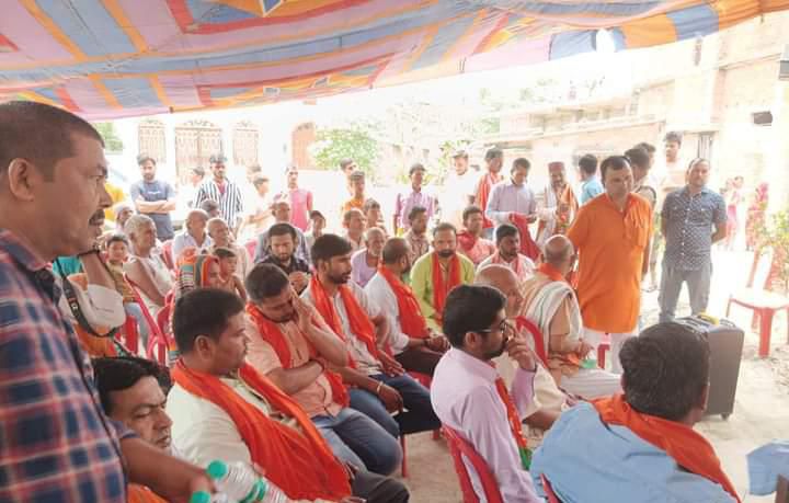 भाजपा कार्यसमिति युवा संगठन की आयोजित बैठक में किया, महानुभावों को सम्मानित-भाजपा सरका