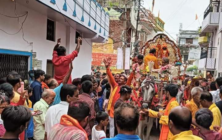 ठाकुरगंज स्थल बाबा गोमतीदास ठाकुर द्वारा भगवान जगन्नाथ की भव्य यात्रा का किया गया आयोजन- बीते दिन