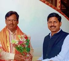लखनऊ इंदिरा नगर में विधायक पद पर नवनिर्वाचित हुए, ओपी श्रीवास्तव से की शिष्टाचार भेंट