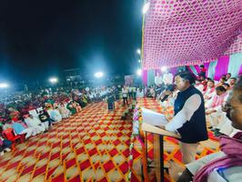 आजमगढ़ की विधानसभा मेंहनगर में हुआ, शिवपाल सिंह यादव की विशाल जनसभा का आयोजन